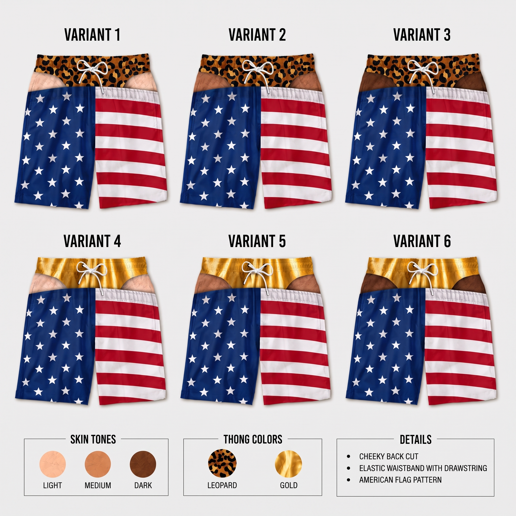 Trouble Trunks — Illusion Swim Trunks